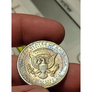 Rainbow Tone Gold & Purple 1978 D Kennedy Half Dollar  [SW30]